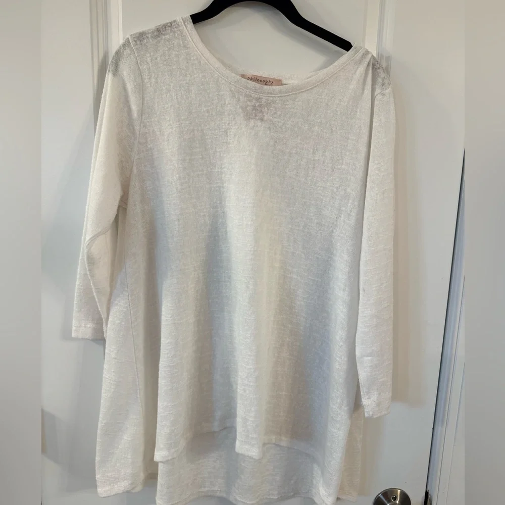 Philosophy white Top